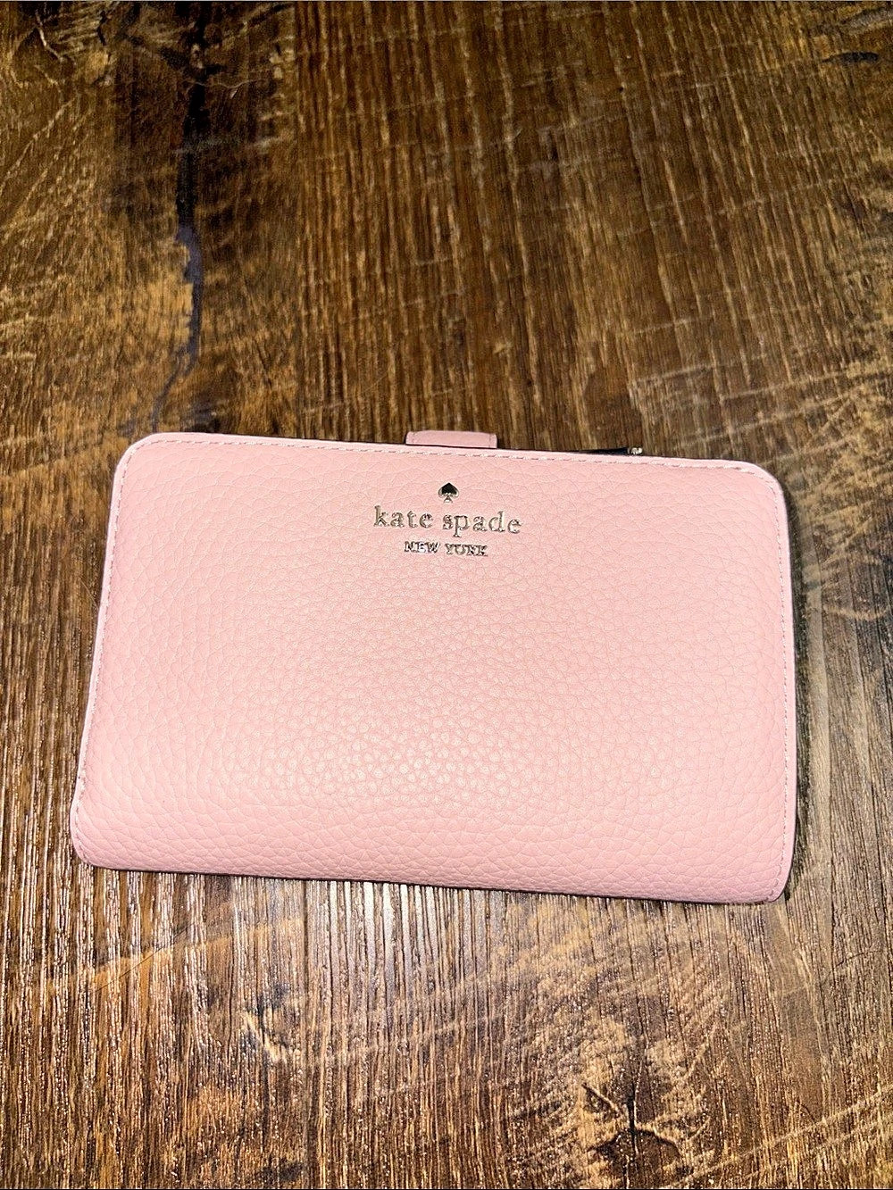 kate spade new york Leila Medium Compact Bifold Wallet Leila Pink Compact Bifold